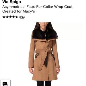 VIA SPIGA belted Kate coat